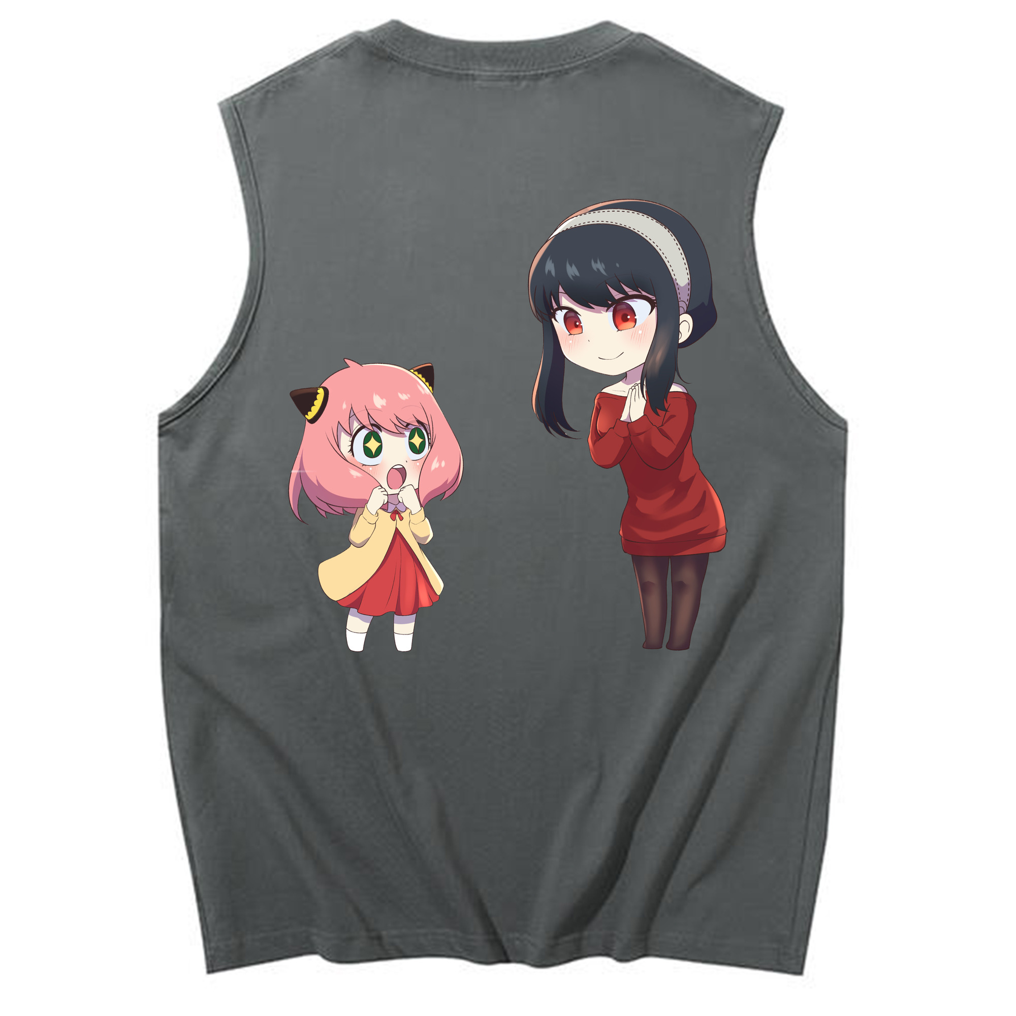 （画像用） SPY×FAMILY间谍家家酒 コットン100％タンクトップ（背面プリント）